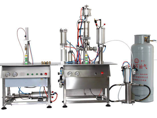 Bag-on-Valve Filling Machine