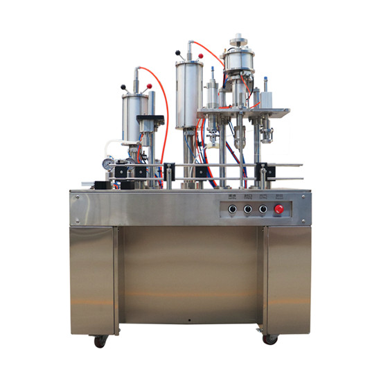 New model 4in1 aerosol filling machine